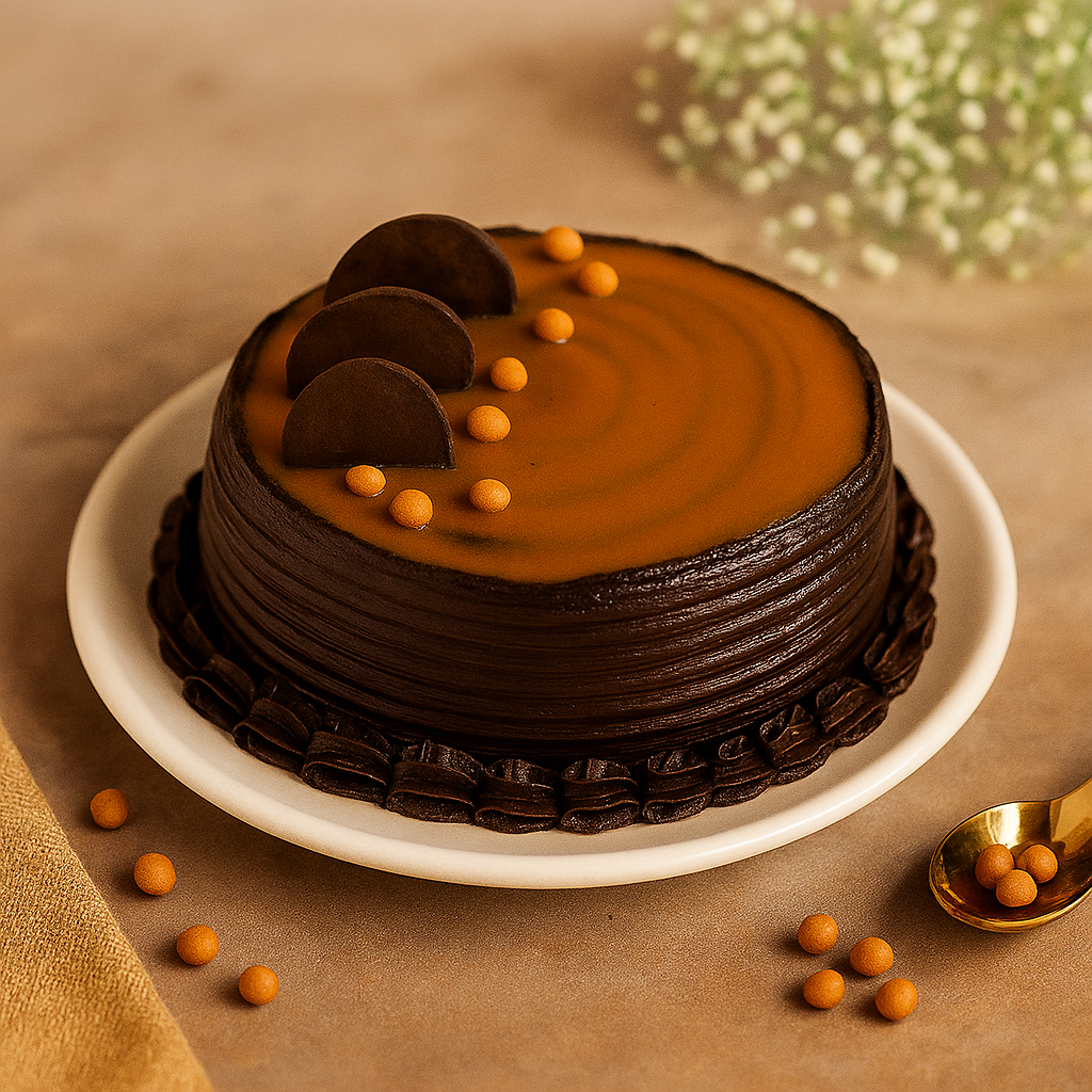 Swiss Salted Caramel Cake